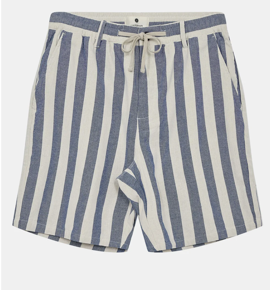 AKLT Jan Stripe Shorts - Bright Cobalt