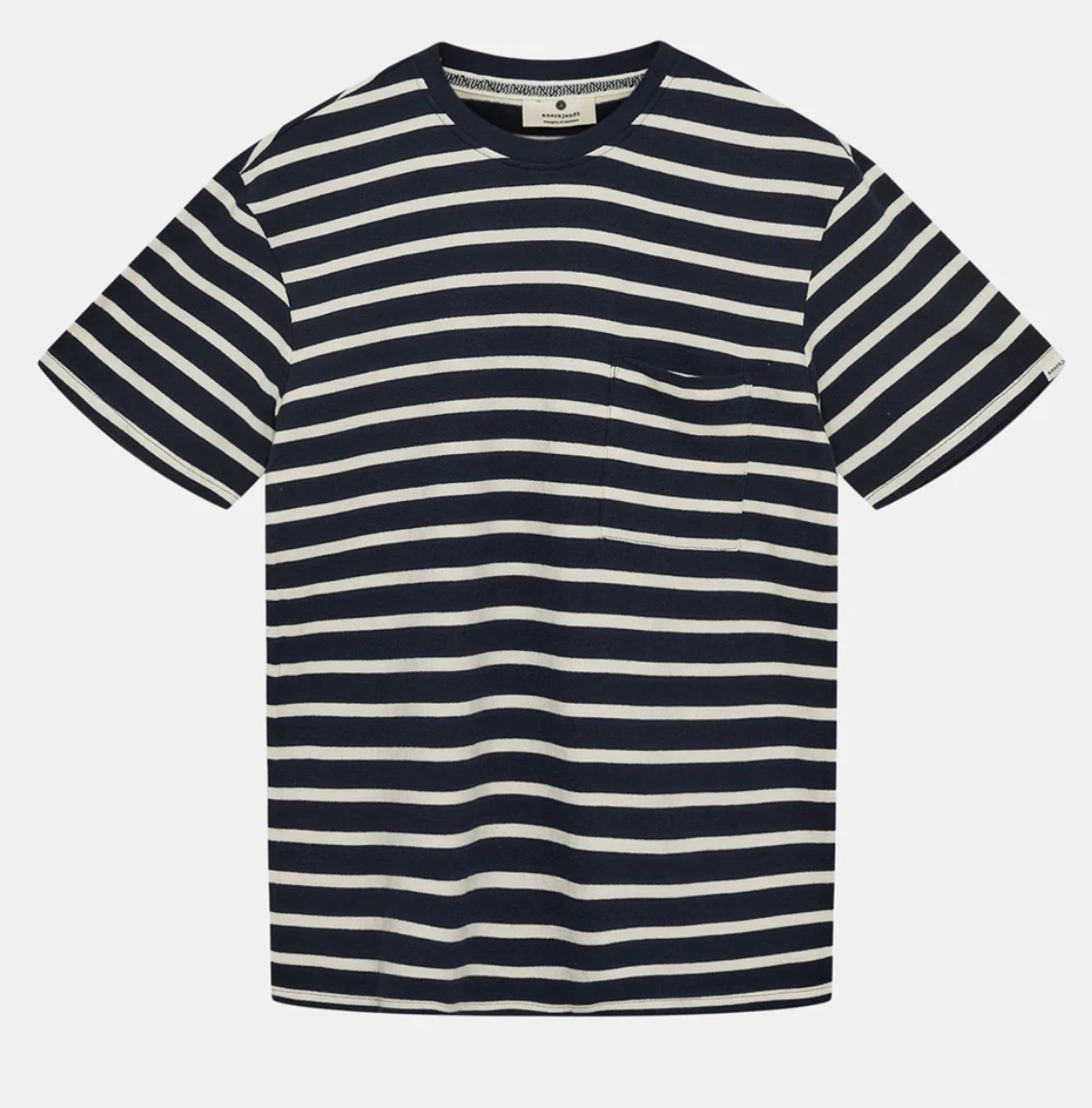 AKKIKKI Stripe Tee - Dark Navy