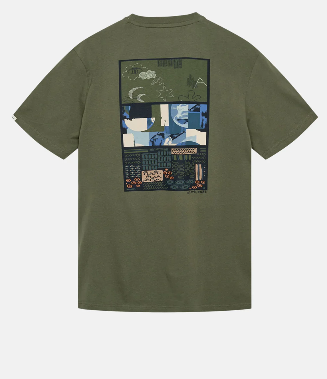 AKKIKKI Print tee - Olivine