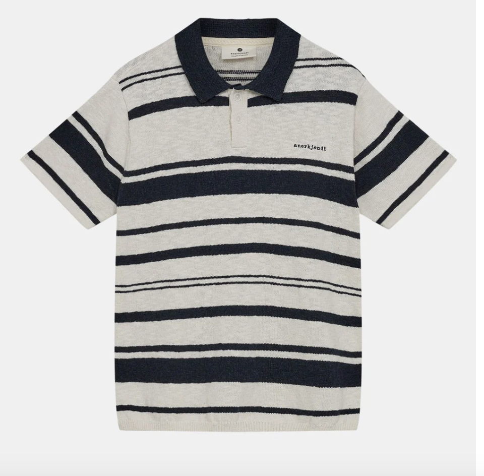 AKSOFUS Stripe Knit - Sky Captain