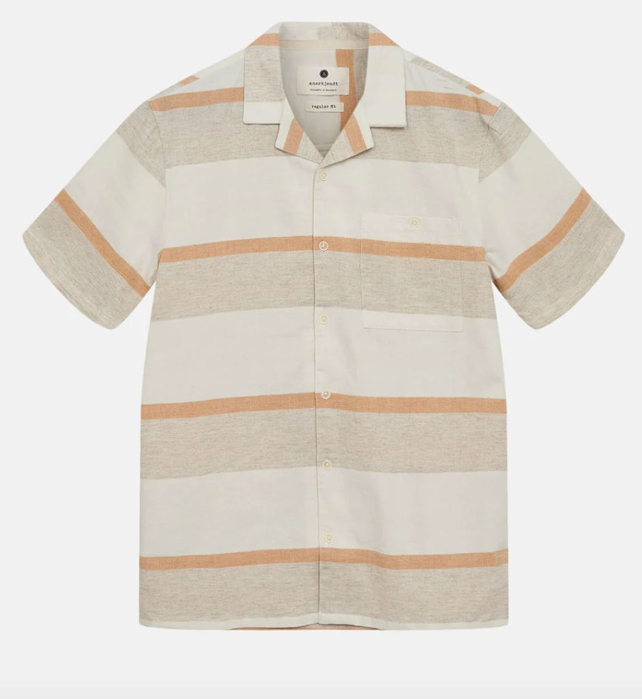 AKLEO Big Stripe Shirt - Tofu