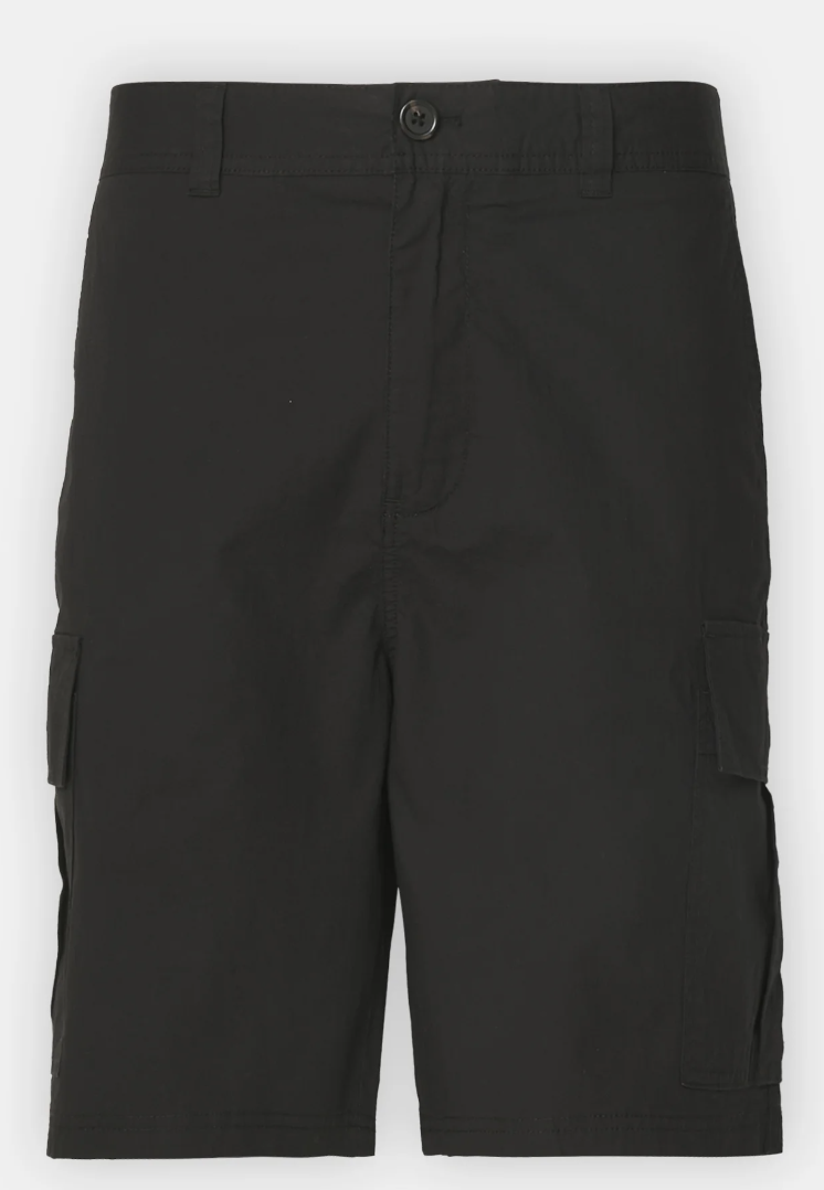 SLHREGULAR EVAN CARGO SHORTS - Black