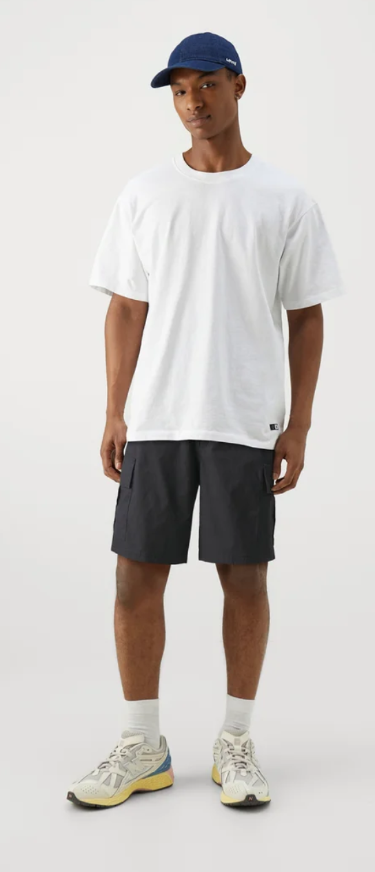 SLHREGULAR EVAN CARGO SHORTS - Black