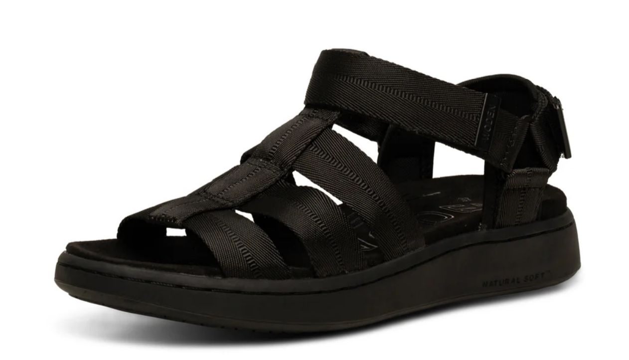 Line Fisherman Sandal - Black