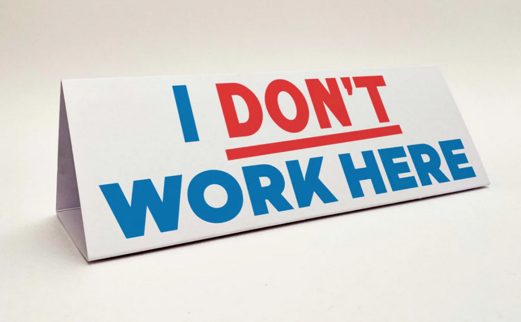 Three Sides Sign Office Space Three Sided Sign – KIT Lifestyle
