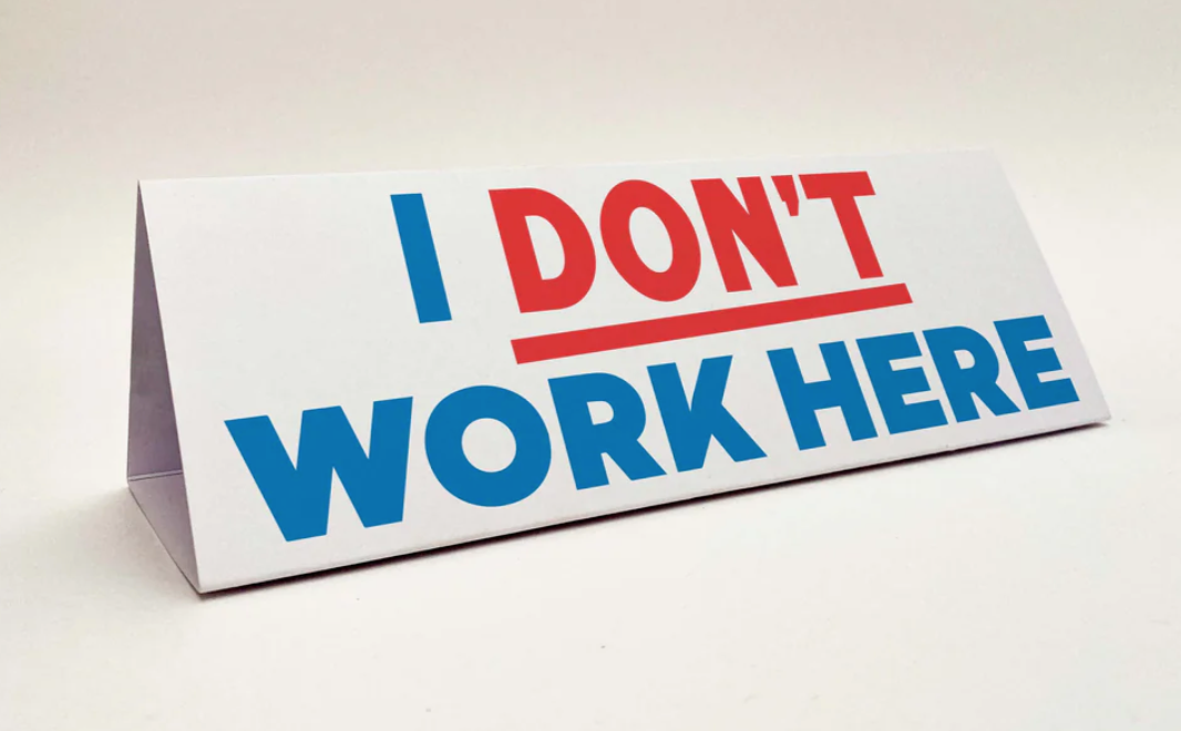 Three Side Changing Sign Office Space Three Sided Sign – KIT Lifestyle