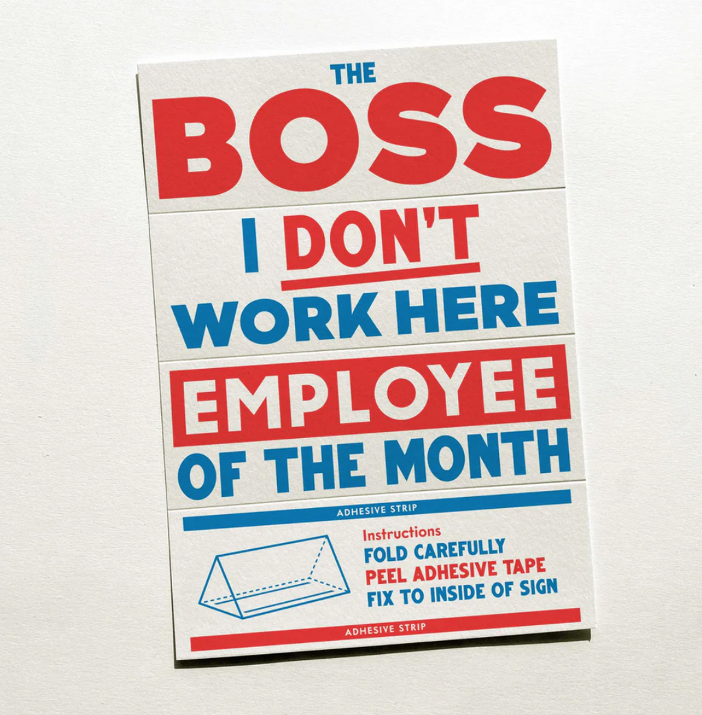 Office Space Three Sided Sign