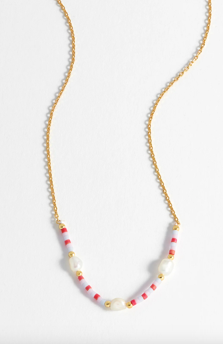 Pearl Miyuki Gold Plated Necklace