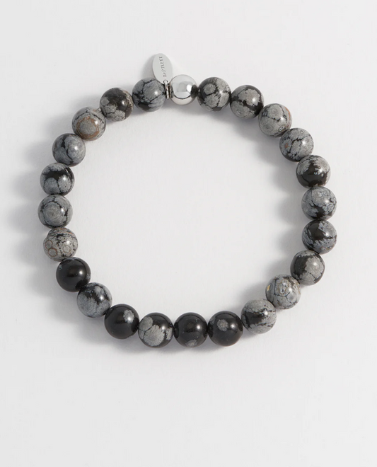 Obsidian Gemstone Beaded Bracelet