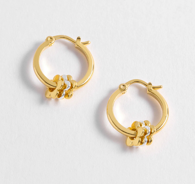 Flower Trio Hoop Earrings