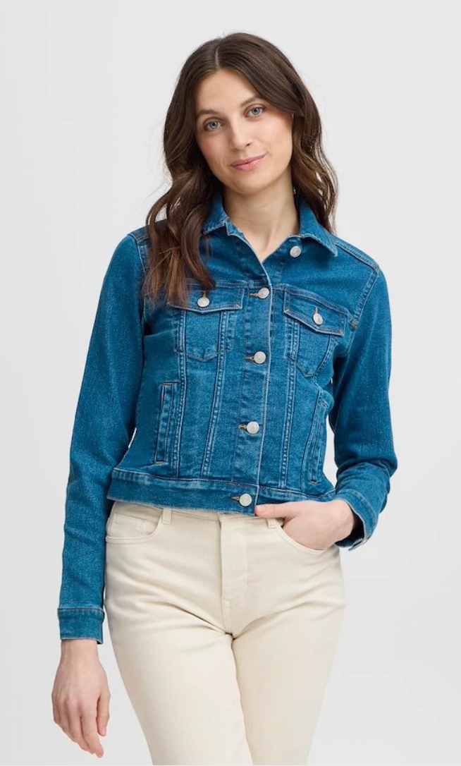 FXDENIMA JACKET - Medium Blue Denim