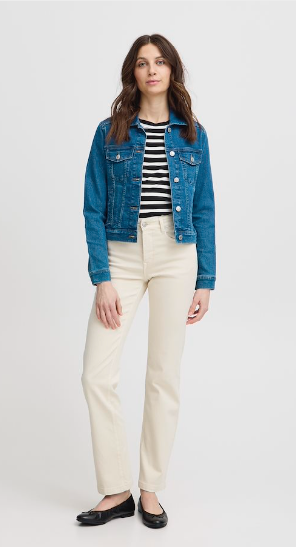 FXDENIMA JACKET - Medium Blue Denim