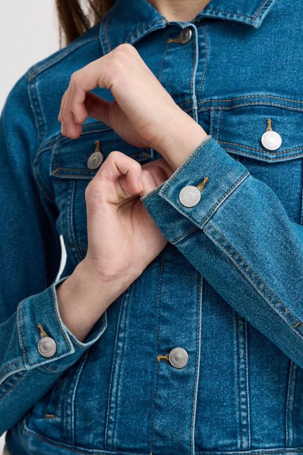 FXDENIMA JACKET - Medium Blue Denim