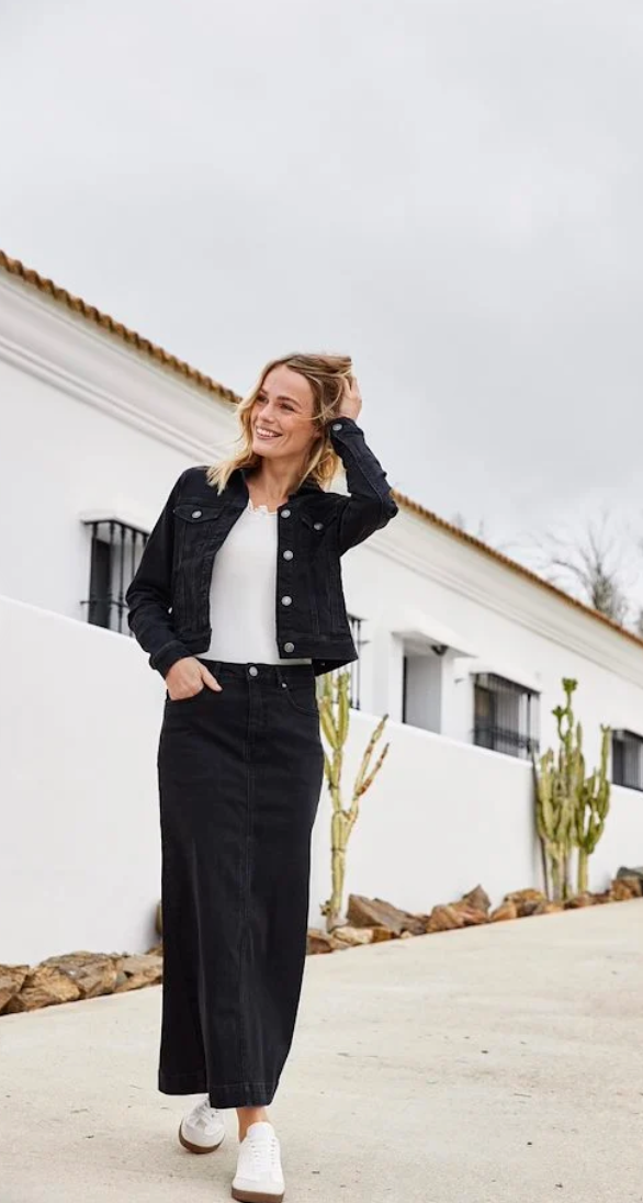 FXDENIMA SKIRT - Black Denim