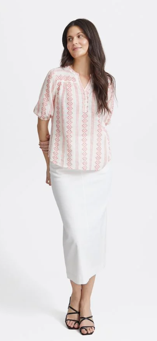 FRBOBBIE BLOUSE - Geranium