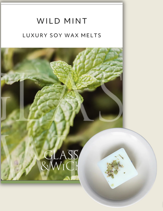 Glass & Wick Wild Mint Wax Melts