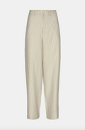 Cream Pinstripe Suit Trousers