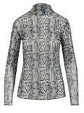 EVE MESH TURTLENECK - SNAKE