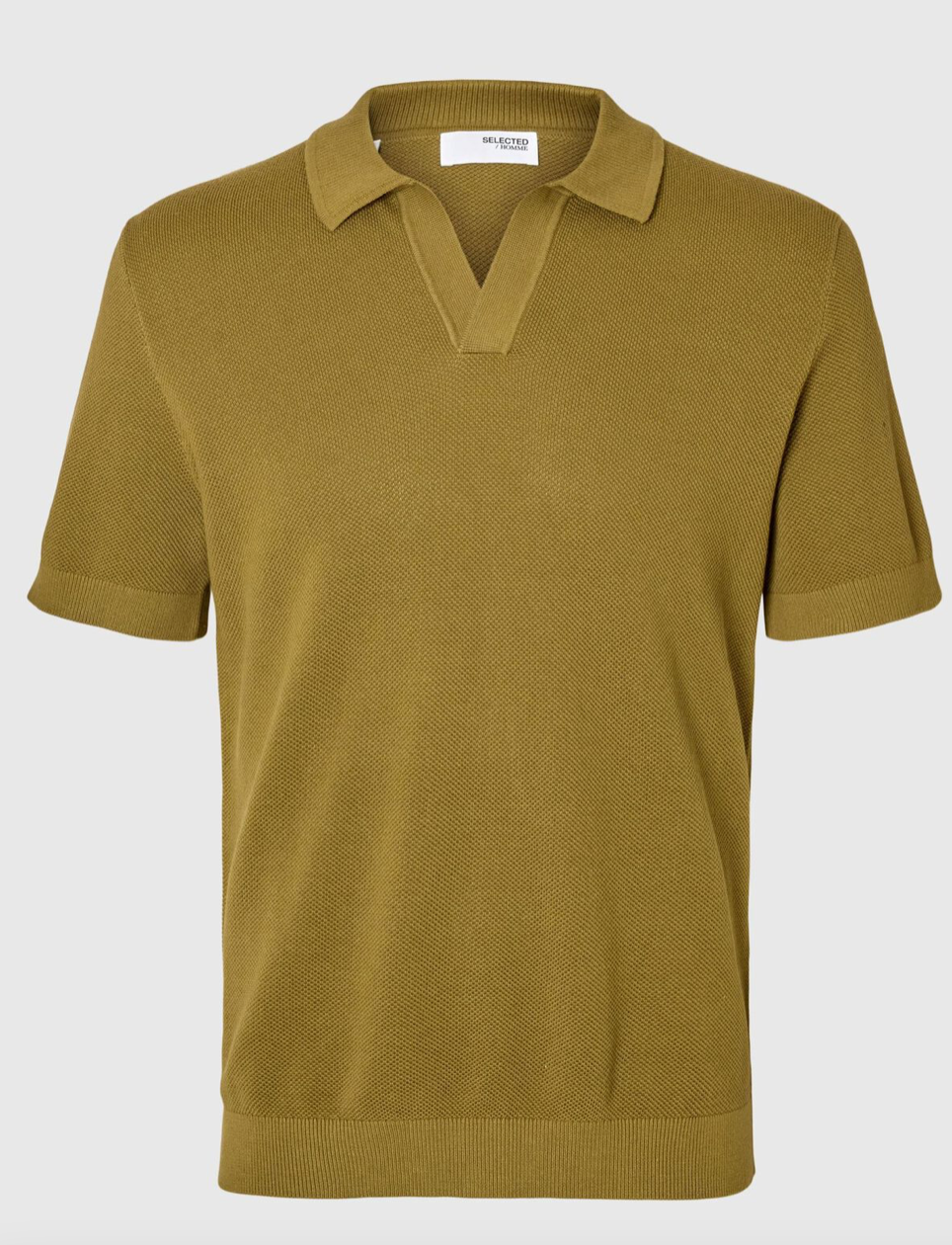 SLHCOLIBRI SS KNIT STRUCTURE POLO