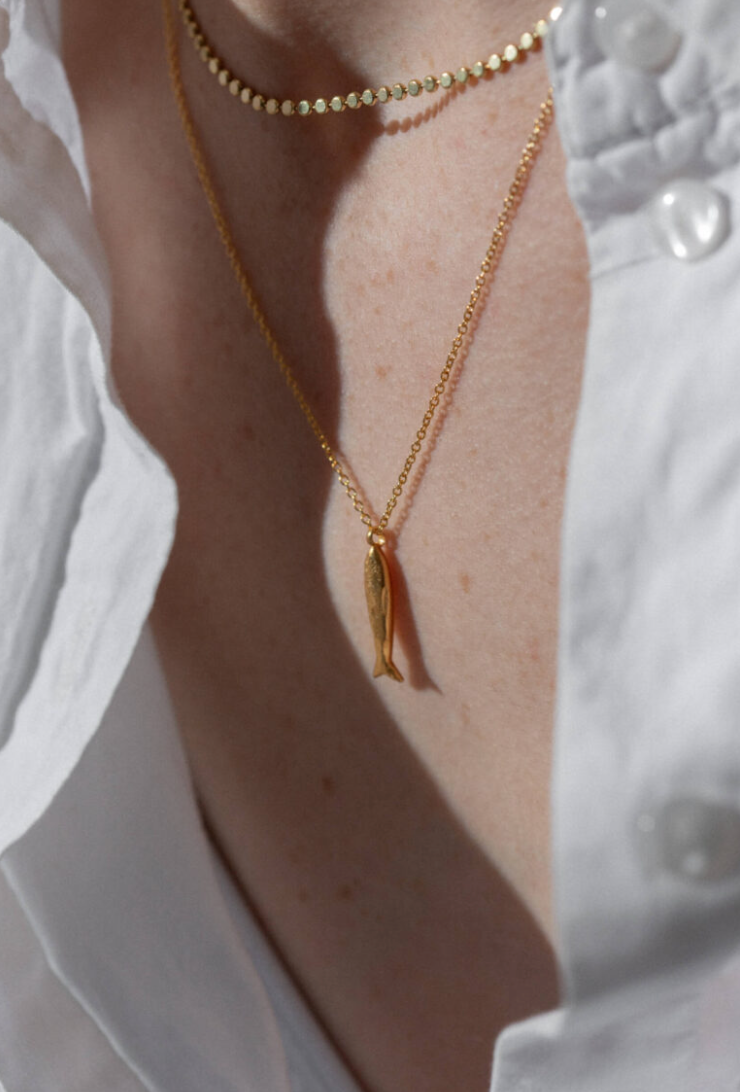Minnow Fish Necklace