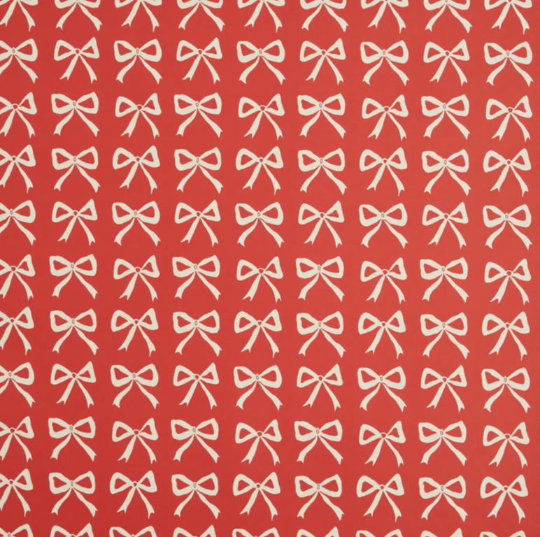 Red Bow Gift Wrap