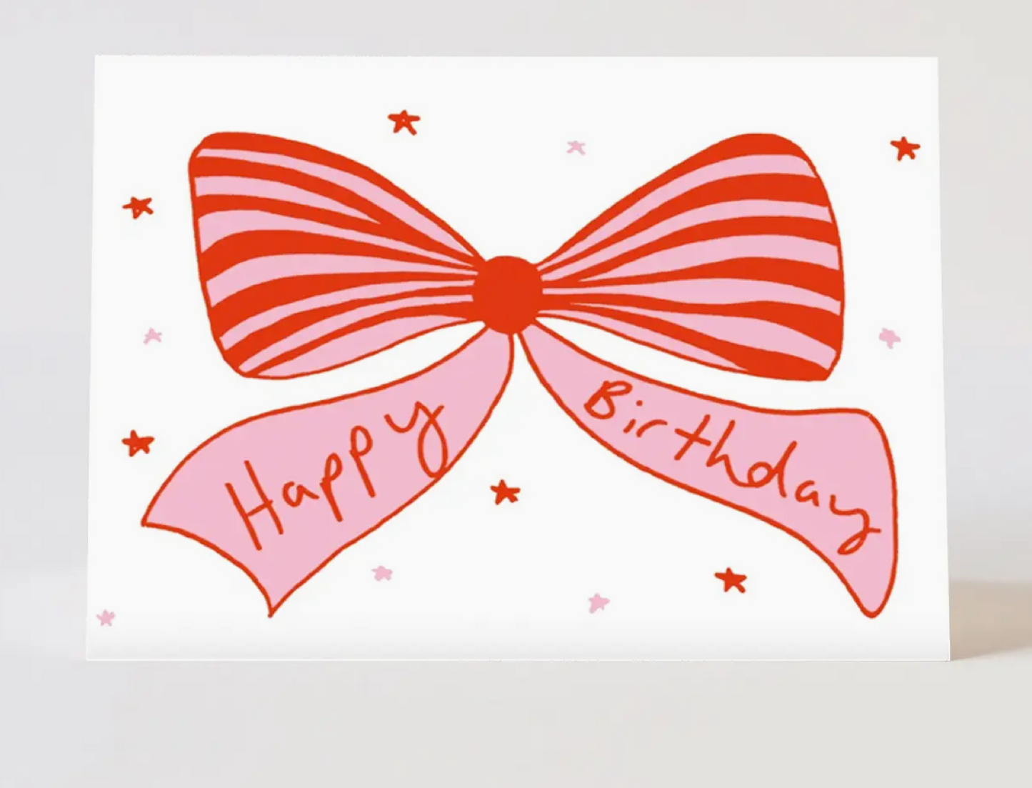 Bows Happy Birthday Card
