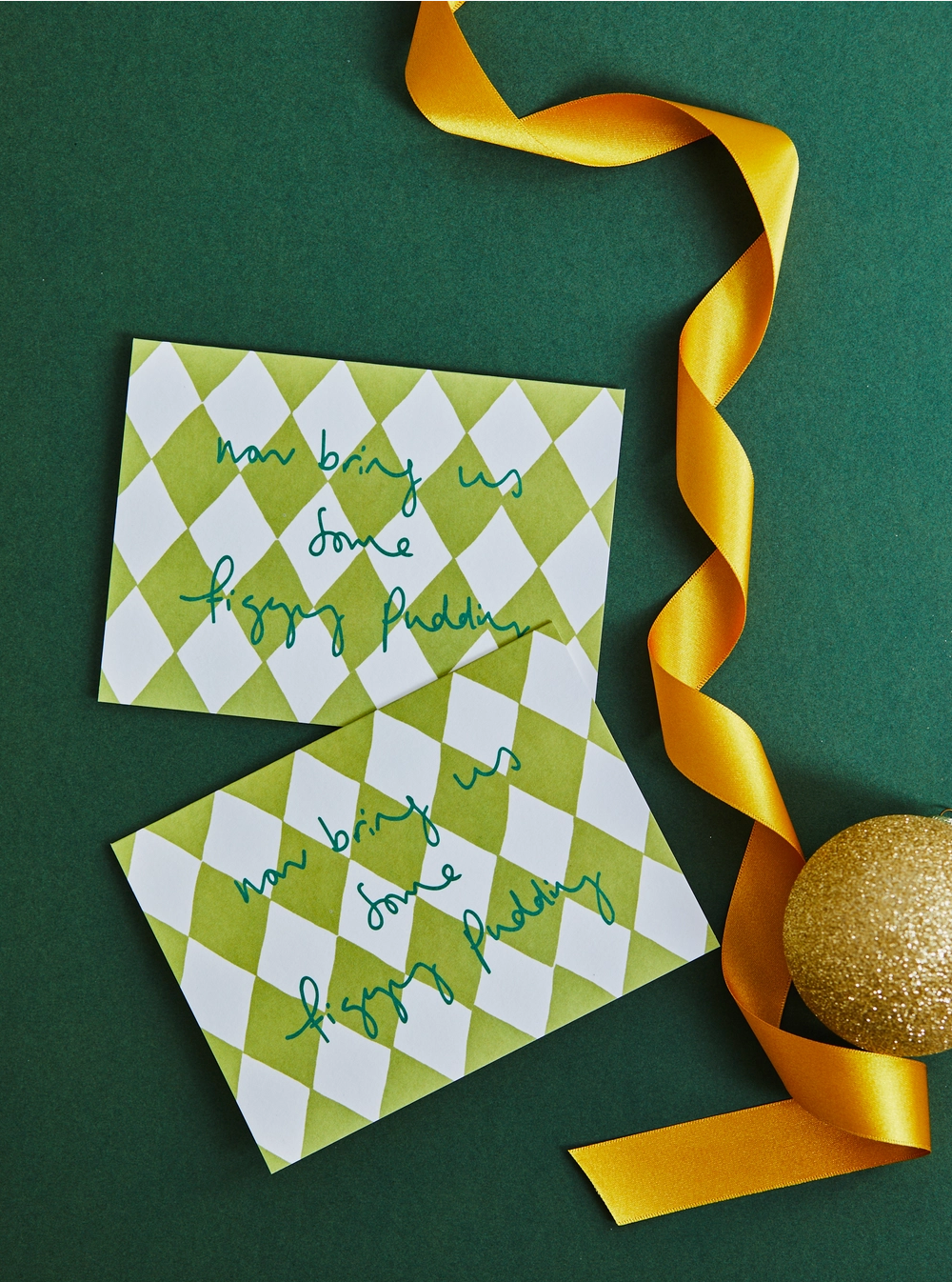 Figgy Pudding Christmas Card