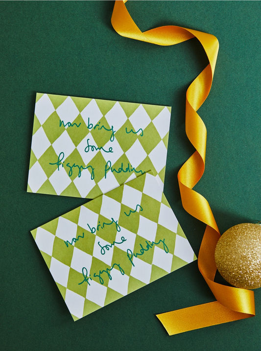 Figgy Pudding Christmas Card