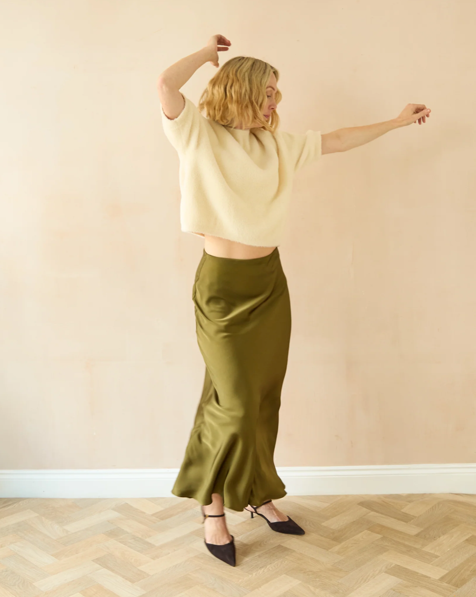GINA SKIRT - AVOCADO