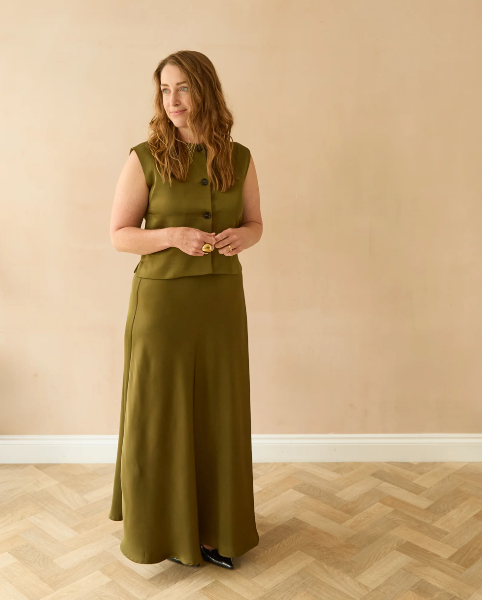 GINA SKIRT - AVOCADO