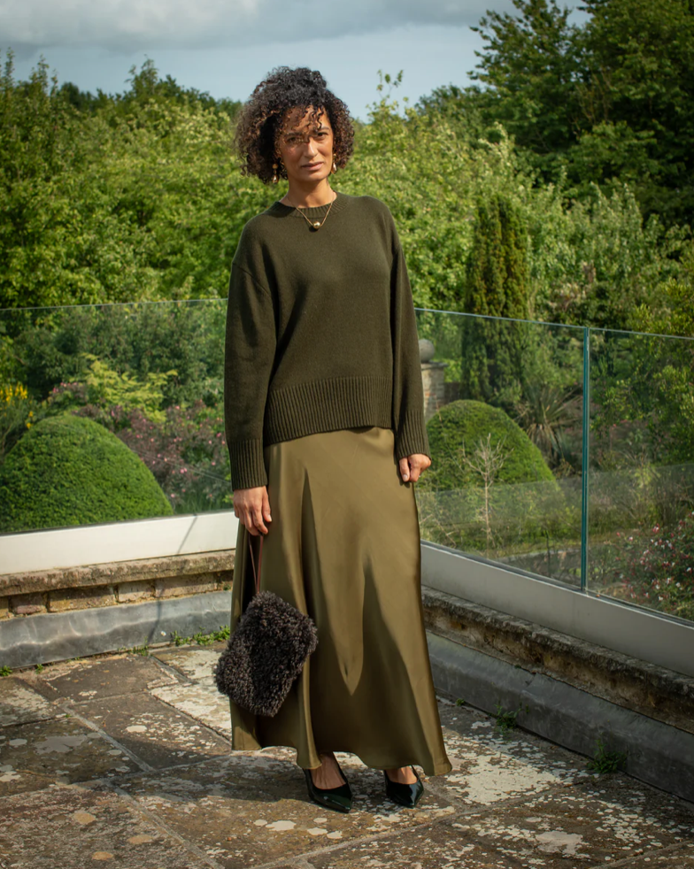 GINA SKIRT - AVOCADO