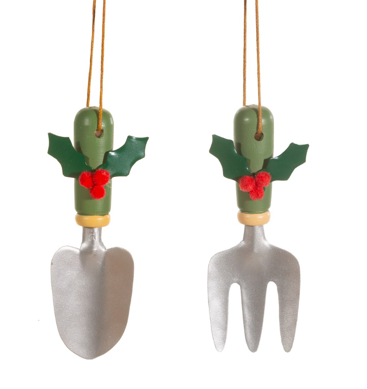 Large Garden Tool Decoration - Set of 2