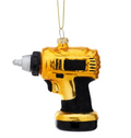 Black and Gold Drill Shaped Bauble