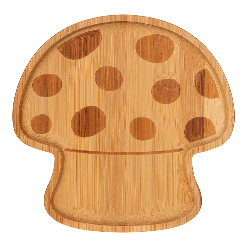 Mushroom Bamboo Plate