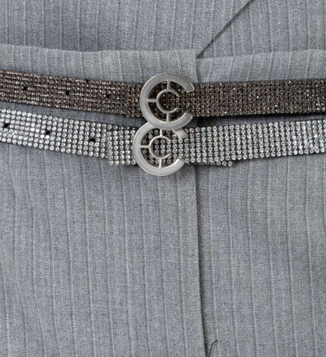 SIMILISTONE LOGO BELT