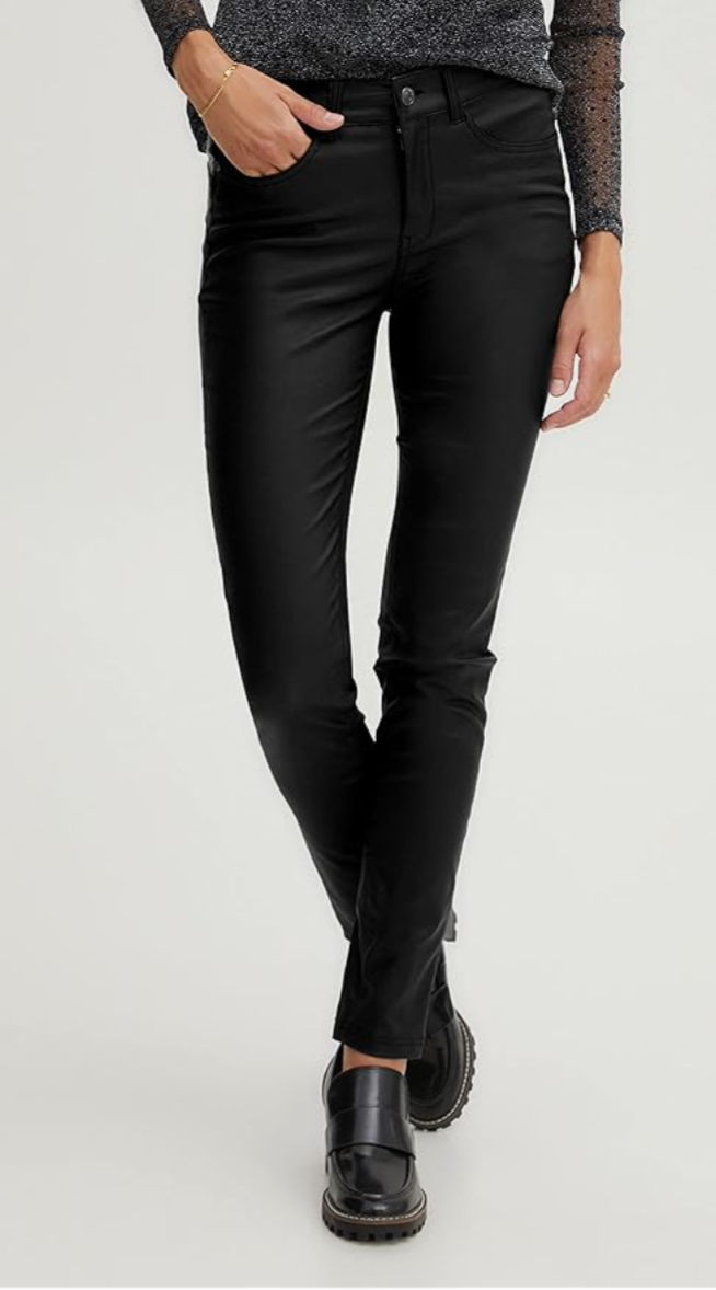 FRTALIN PAM PLEATHER TROUSERS