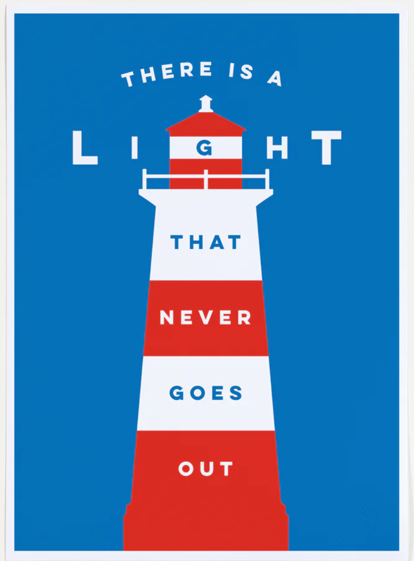 There is a Light A4 Screen Print