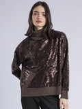 HAILEY ROLLNECK - BROWN