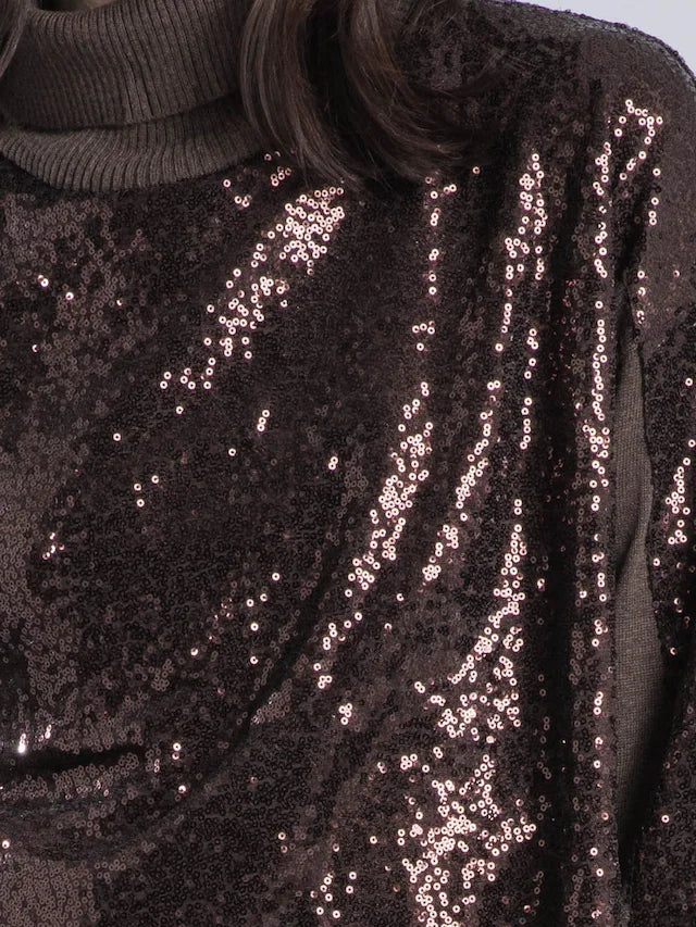 HAILEY ROLLNECK - BROWN