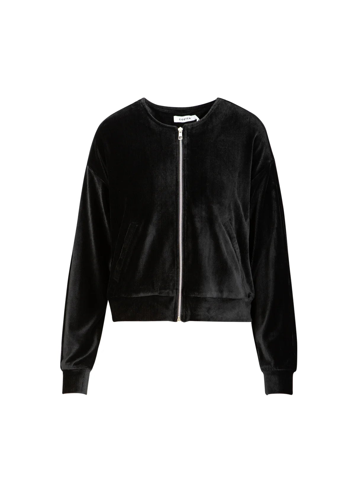 Velvet Zipper Puffer