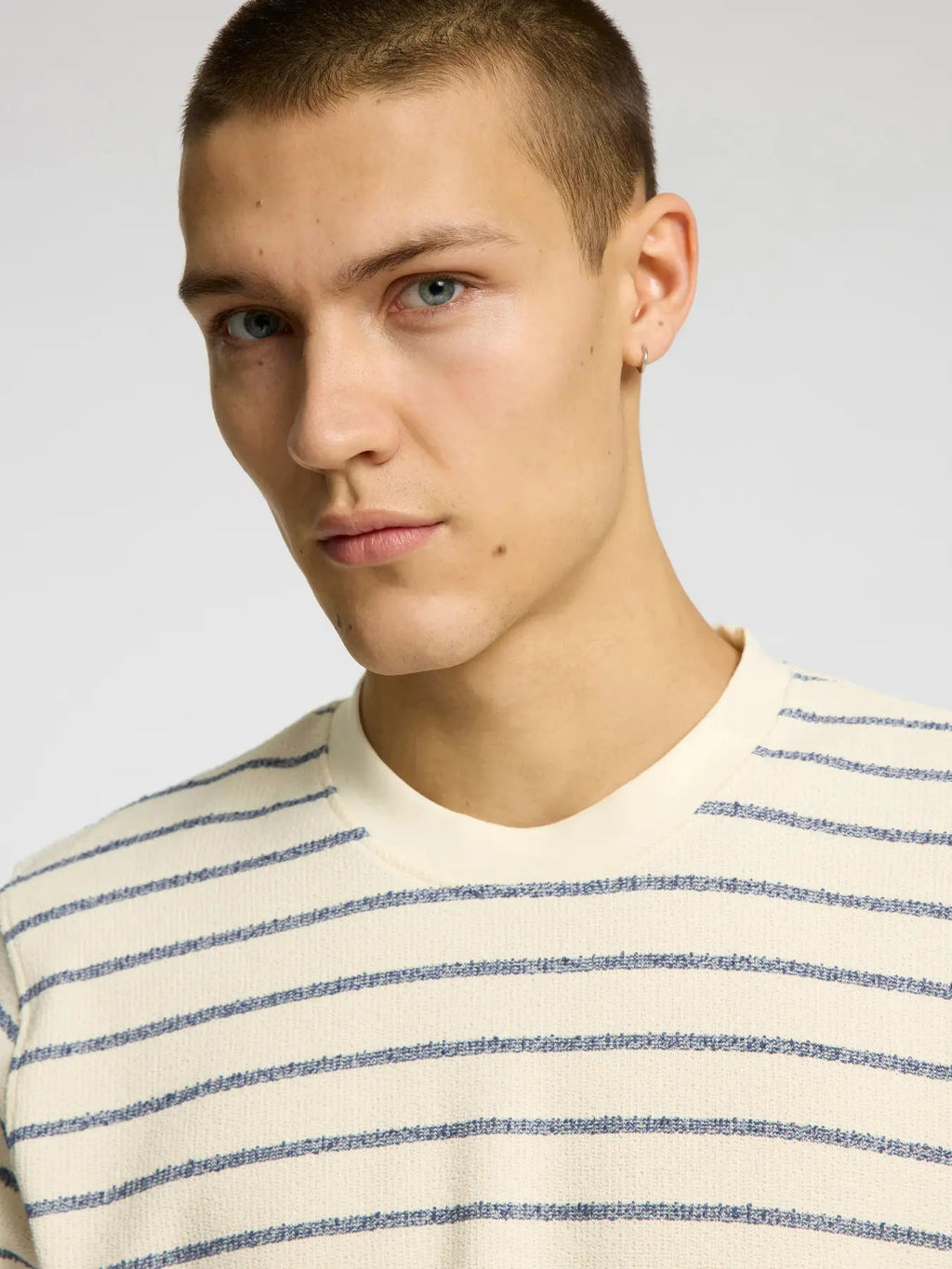 SLHDJANGO STRIPE SS O-NECK TEE