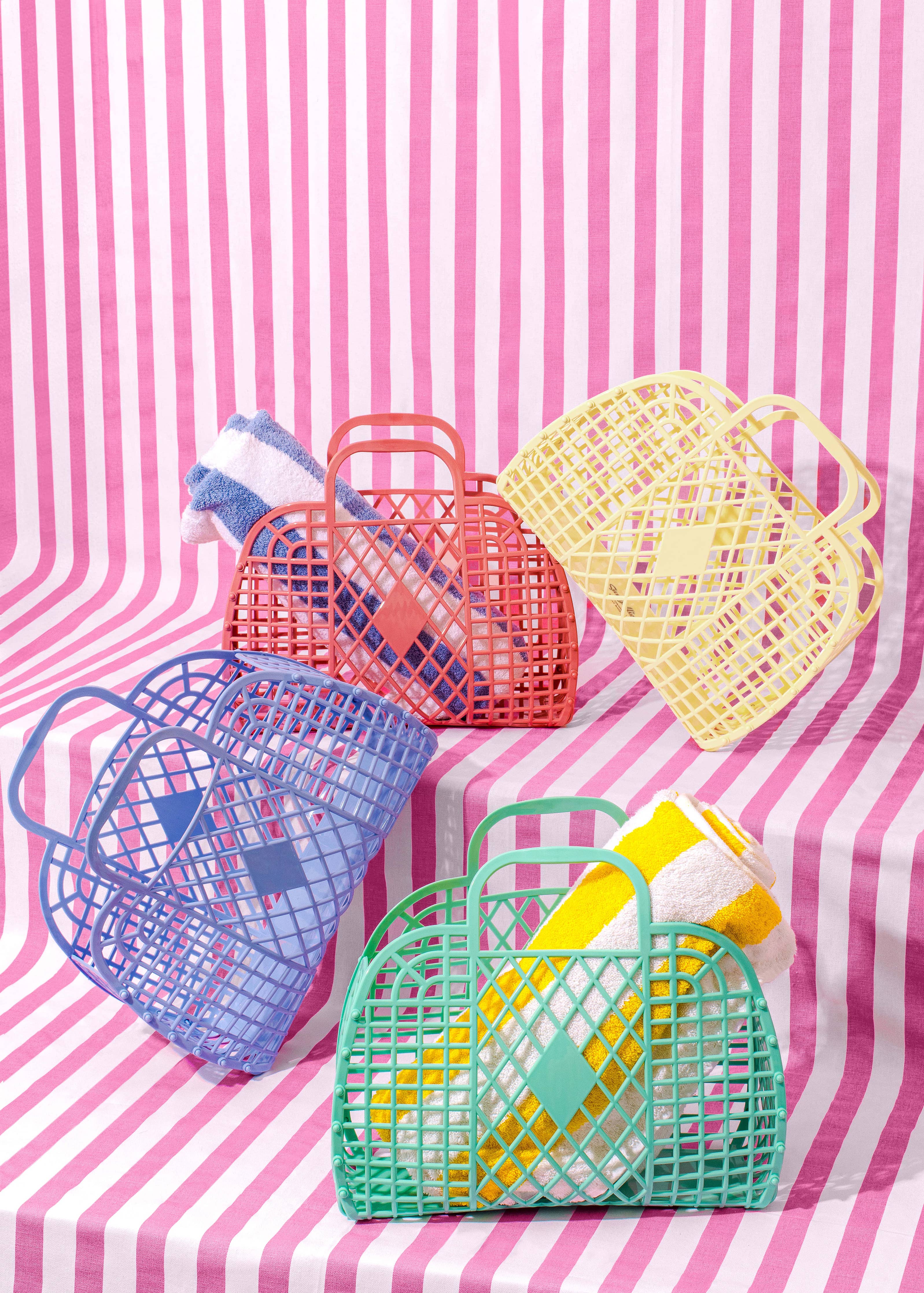 SunJellies Retro Basket Jelly Bag - Large