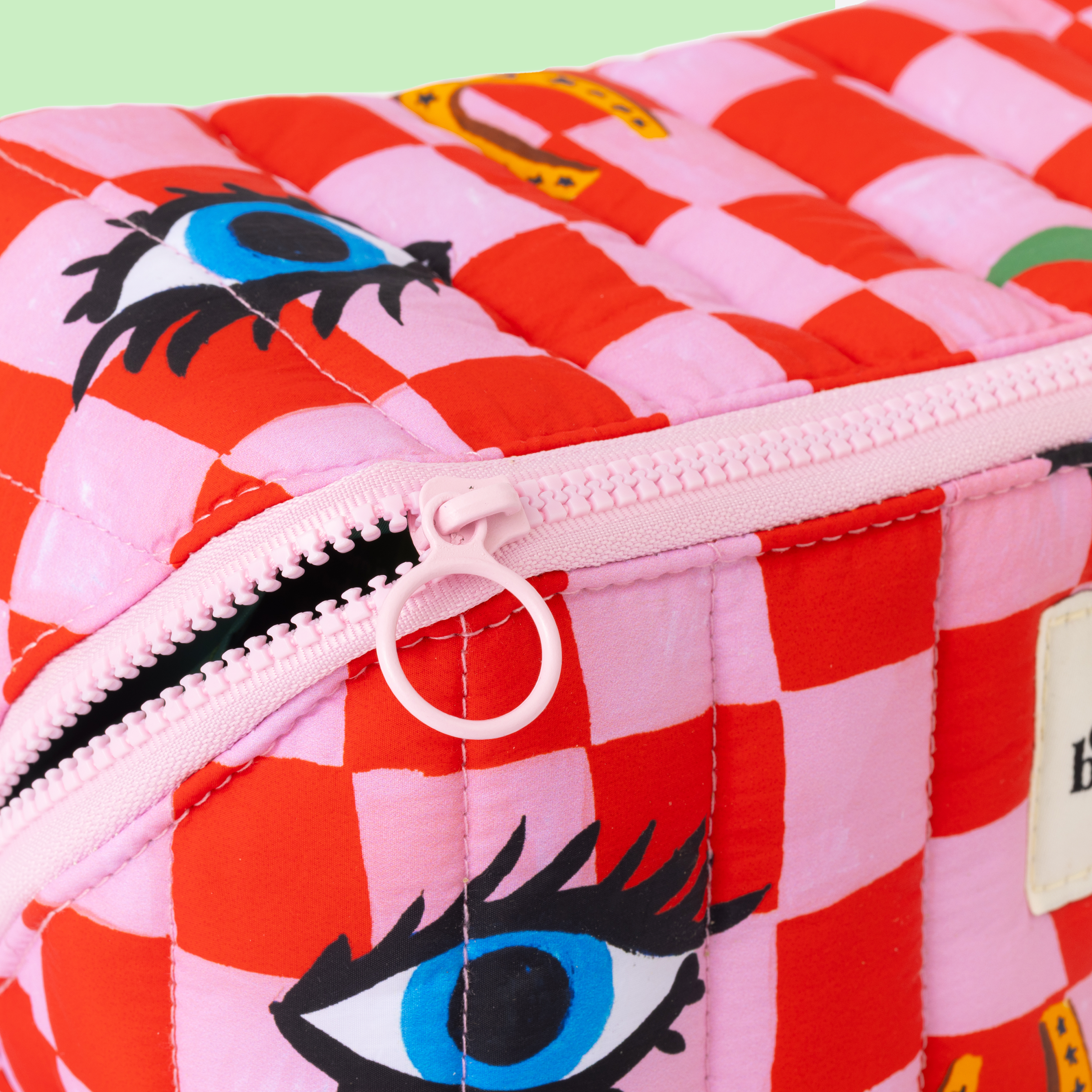 Checker Icons Flat Lay Wash Bag
