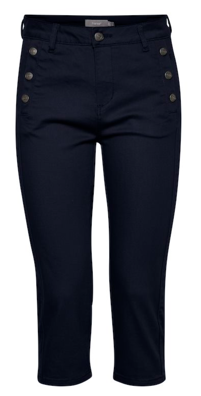 FRVOMAX CAPRI TROUSERS - Dark Peacoat Blue