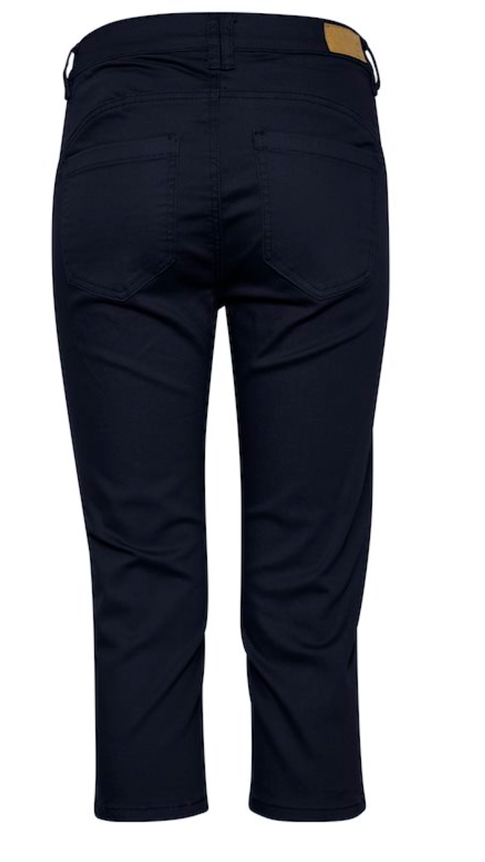 FRVOMAX CAPRI TROUSERS - Dark Peacoat Blue