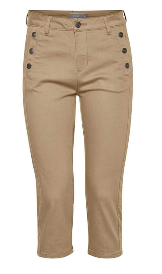 FRVOMAX CAPRI TROUSERS - Tannin