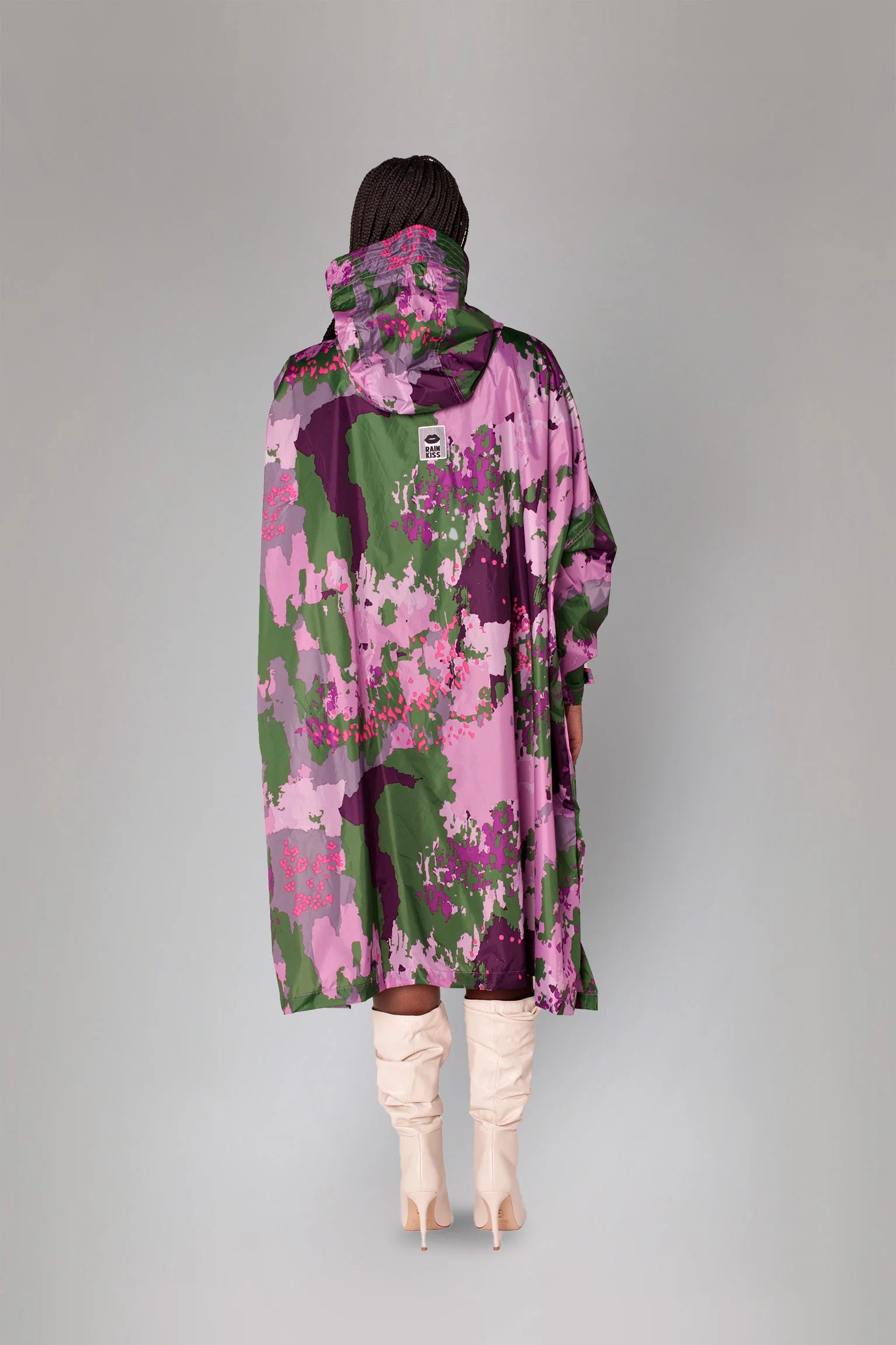Digital Spring Camo Adult Poncho