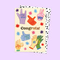 Congrats Hands Card