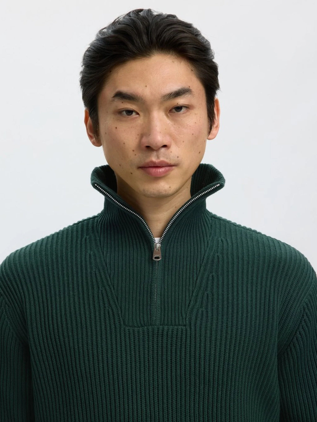 SLMDRY LS HALF ZIP KNIT