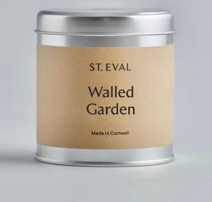St Eval Walled Garden Tin Candle